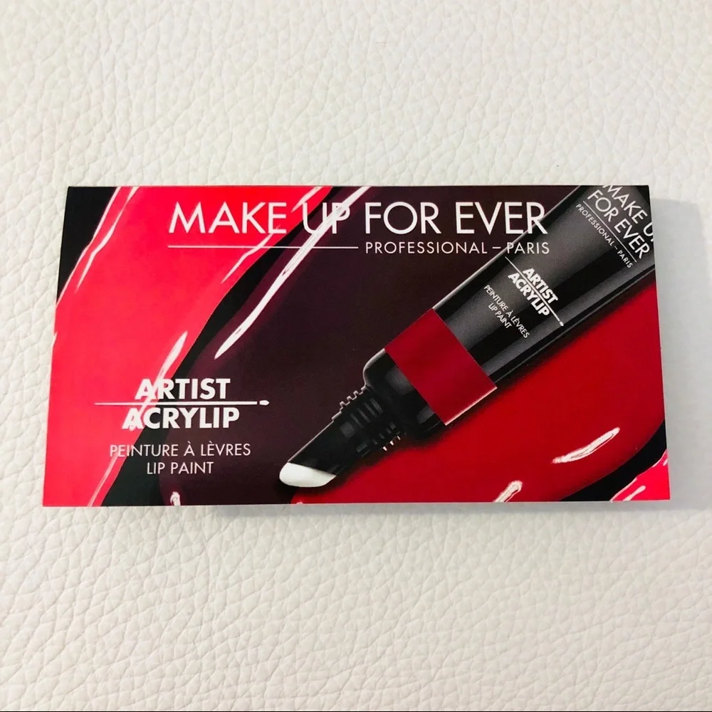 Makeup Forever New 3-Shade Lipstick Sample Card